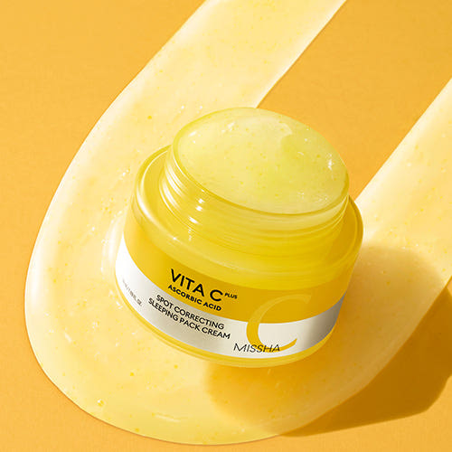 MISSHA Vita C Plus Spot Correcting Sleeping Mask Pack Cream 50ml - Glamourous Grace