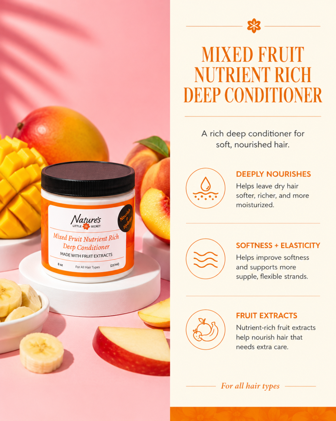 MIXED FRUIT NUTRIENT-RICH DEEP CONDITIONER