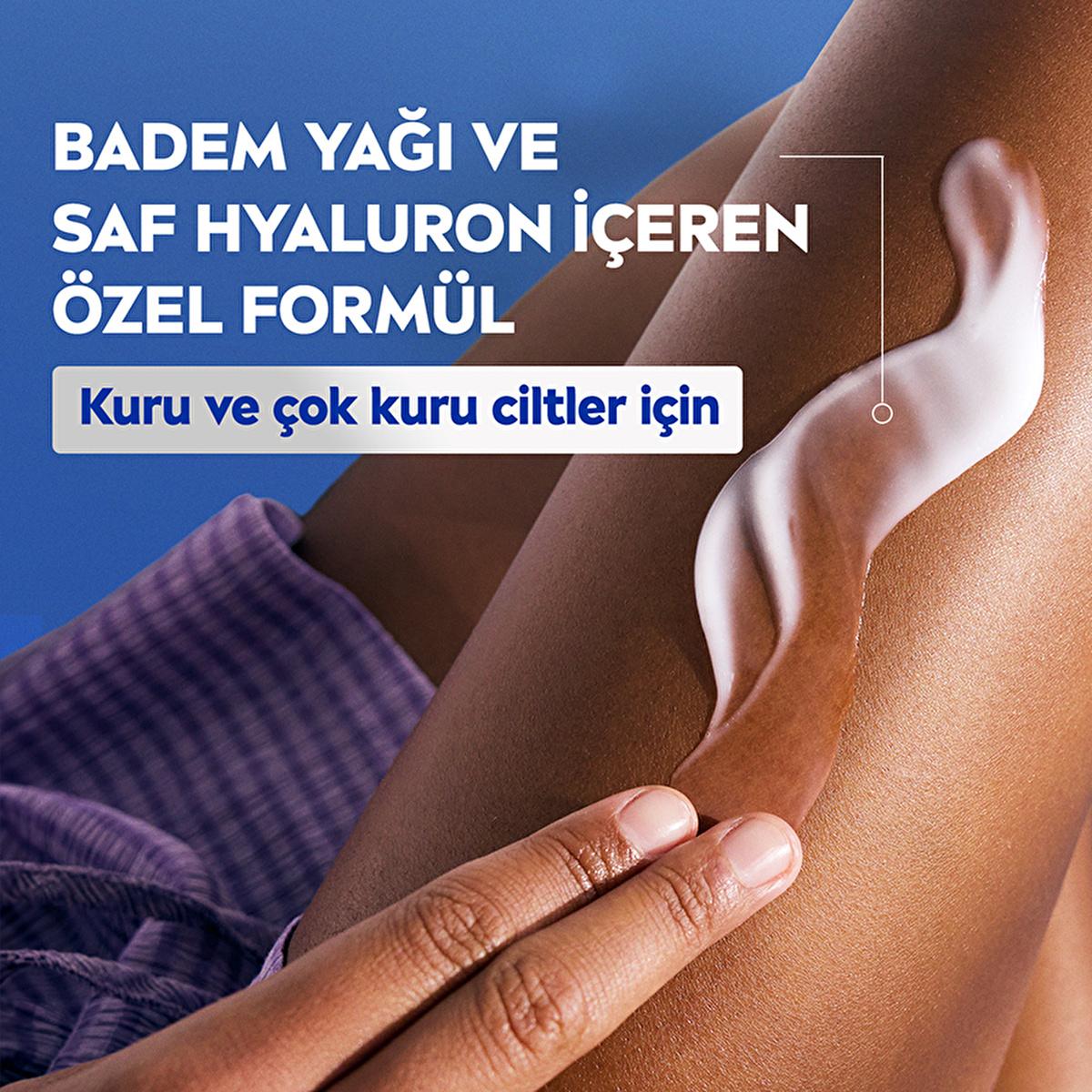 Nivea Body Moisturizer - 72 Hour Hydration for Dry Skin, Rich in E Vitamin and Almond Oil - Glamourous Grace