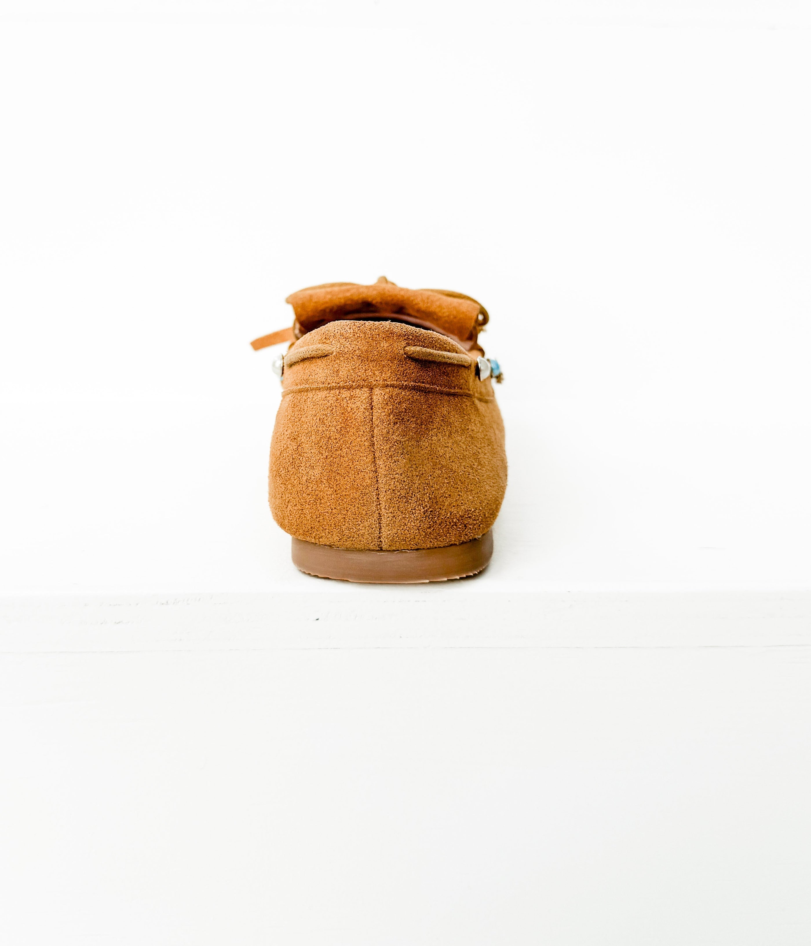 Moccasin Flats in Tan - Glamourous Grace