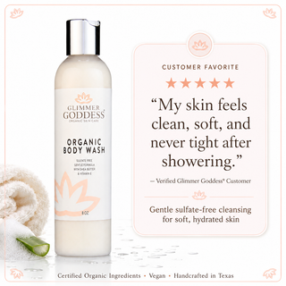 Organic Moisturizing Body Wash for Soft, Hydrated Skin