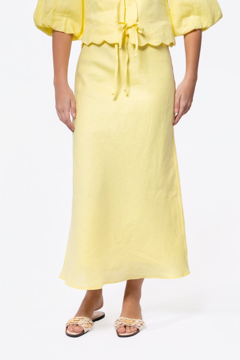 Molly Skirt (Light Yellow) - Glamourous Grace