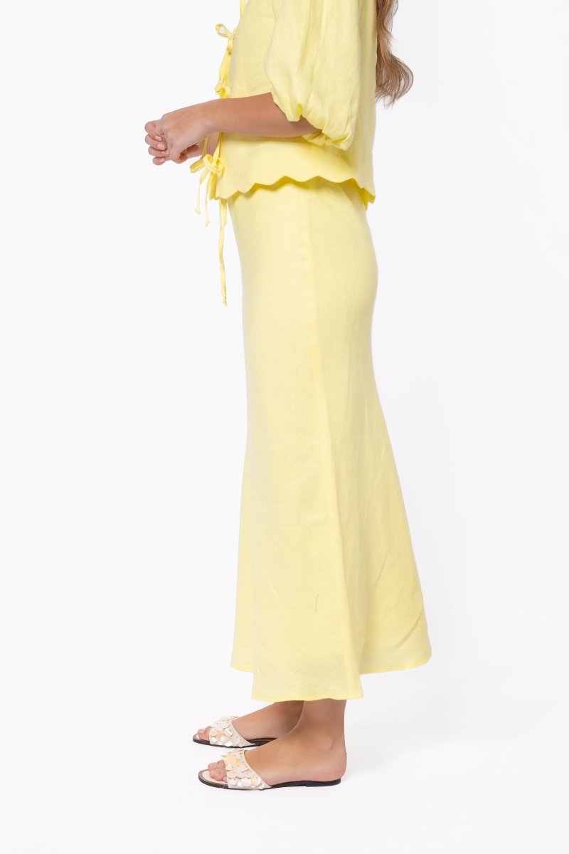 Molly Skirt (Light Yellow) - Glamourous Grace