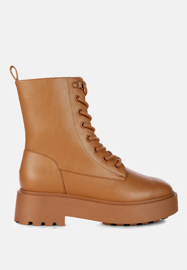 Molsh Faux Leather Ankle Biker Boots - Glamourous Grace