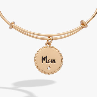 Mom 'Bonded By Love, Connected For Life' Charm Bangle