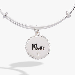 Mom 'Bonded By Love, Connected For Life' Charm Bangle