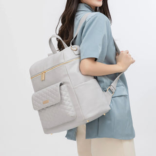 Signature Diaper Bag Stone Grey