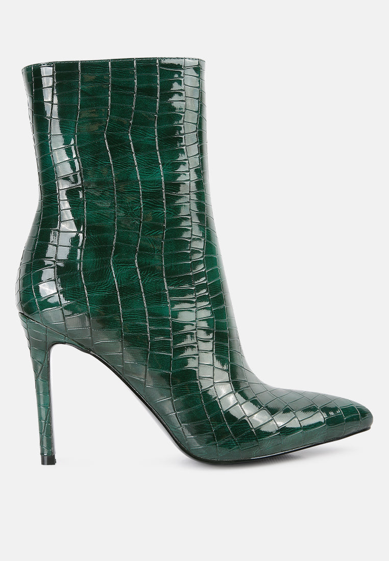 Momoa High Heel Ankle Boots - Glamourous Grace