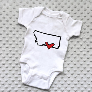 State Love Baby Onesie - NEWBORN