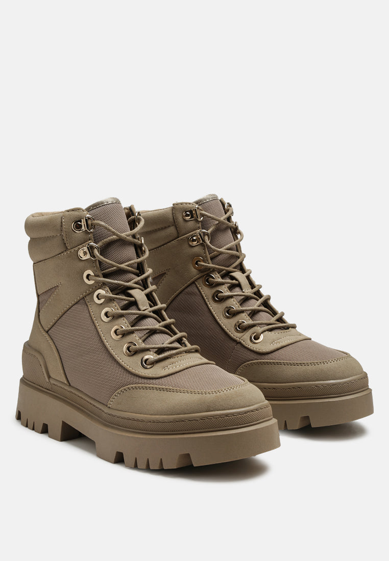 Mood Lace Up Ankle Boots - Glamourous Grace