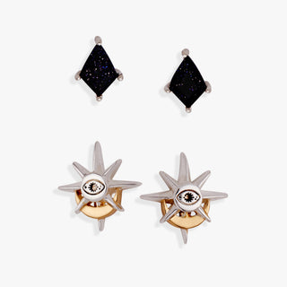 Moon Magic Celestial Earring Set of 2