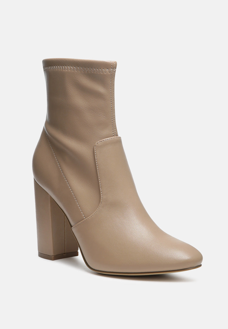 Moonstone Block Heeled Boots - Glamourous Grace