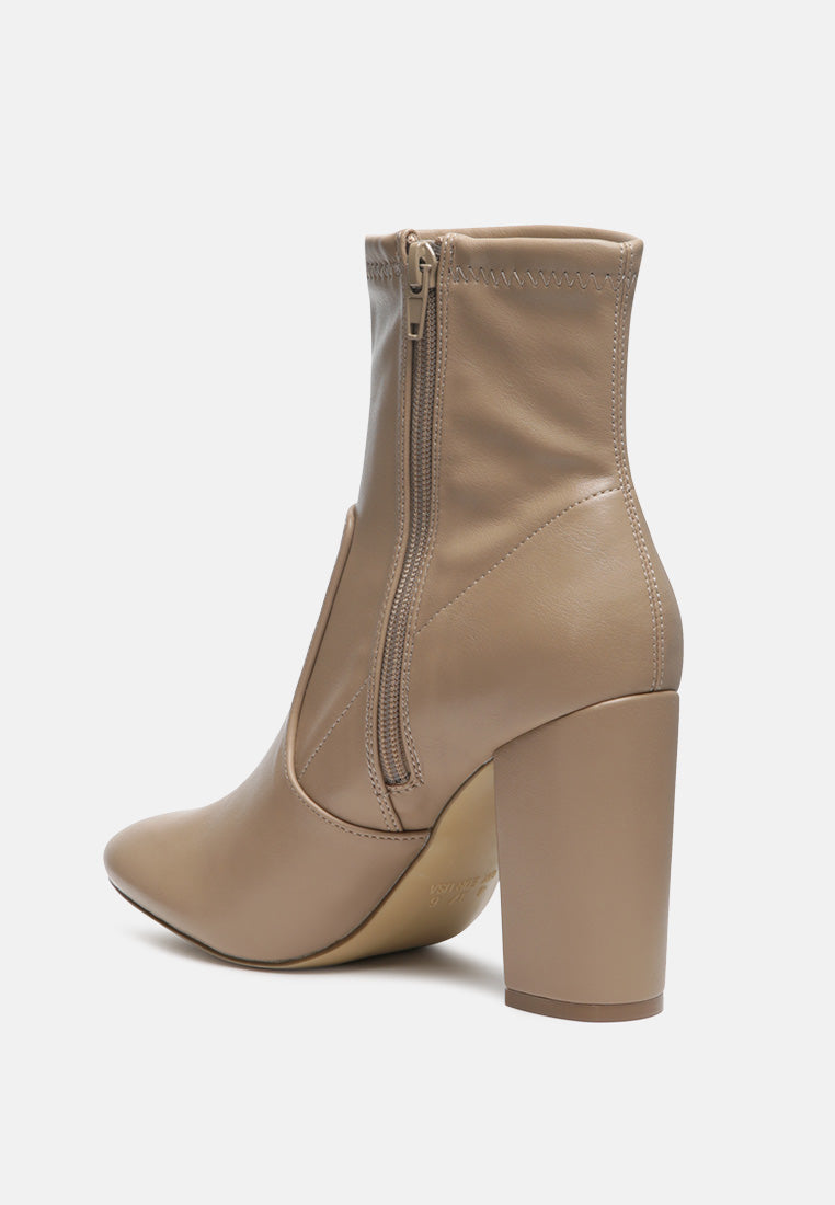 Moonstone Block Heeled Boots - Glamourous Grace