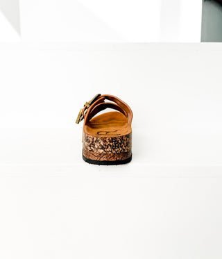 Morgana Western Sandal in Tan - Glamourous Grace