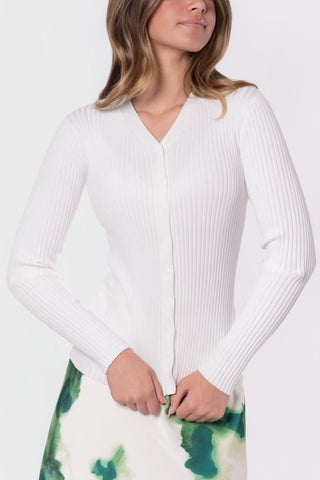 Moss Cardigan (White)