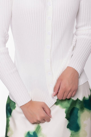 Moss Cardigan (White)