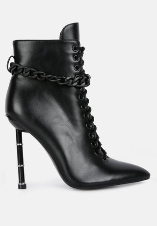 Moulin Ringed Stiletto Camouflage Ankle Boot - Glamourous Grace