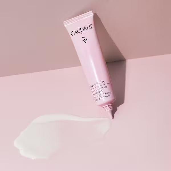 Caudalie Resveratrol Lift Anti-Aging Face Cream - Lightweight Firming & Moisturizing Cashmere Cream for Aging Skin - Glamourous Grace