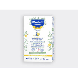 Mustela Cold Cream Soap with Organic Beeswax