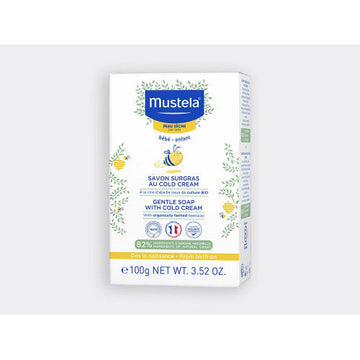 Mustela Cold Cream Soap with Organic Beeswax