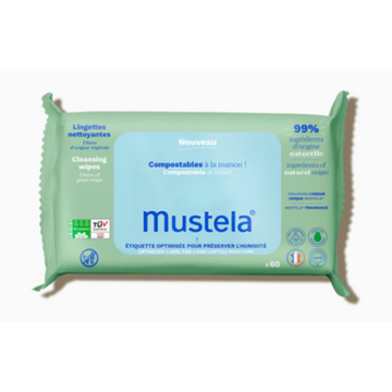 Mustela Compostable Cleaning Wipes