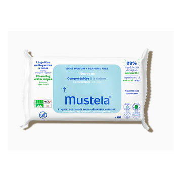 Mustela Water Cleansing Wipes for Baby