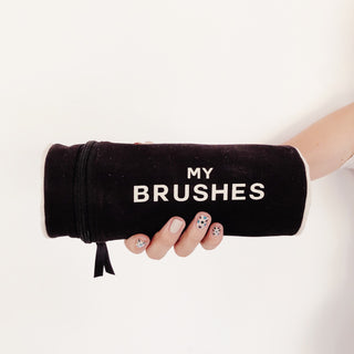 Brushes, Cylinder Case – Black - Glamourous Grace
