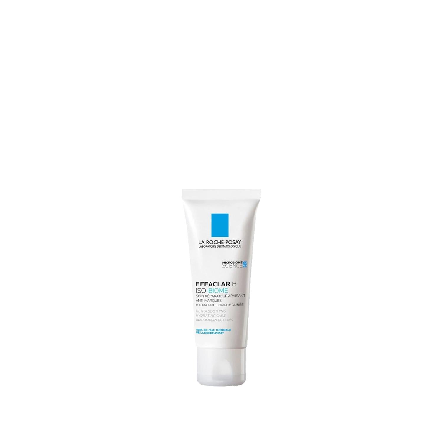 La Roche Posay Effaclar H IsoBiome Moisturizing Cream for Acne-Prone Skin - Hydrating, Soothing, 1.35 fl oz - Glamourous Grace