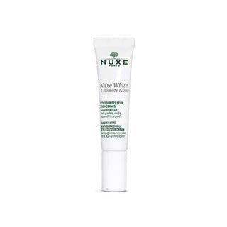 Nuxe White Ultimate Glow Eye Cream: Vitamin C Dark Circle Remover, Brightening & Hydrating Eye Contour Treatment - Glamourous Grace