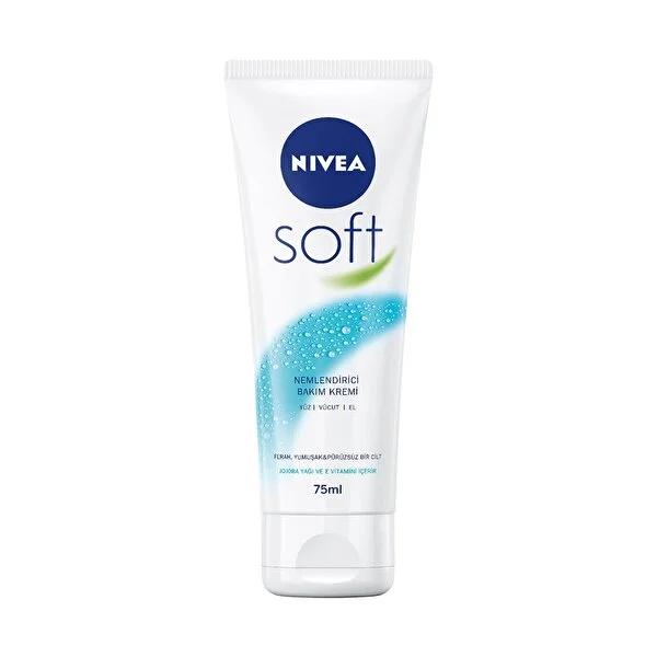 Nivea Soft Cream: Hydrating Skin Moisturizer for Soft, Smooth, and Refreshing Skin - 75ml - Glamourous Grace