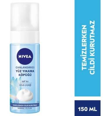 Nivea Refreshing Facial Cleansing Foam - Gentle Face Wash for Normal Skin, Lotus Flower, Moisturizing, Daily Cleanser, 5.07 fl oz - Glamourous Grace