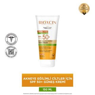 Bioxcin Sunscreen for Acne-Prone Skin - SPF 50+, Non-Comedogenic, Water-Resistant - 1.69 fl oz - Glamourous Grace