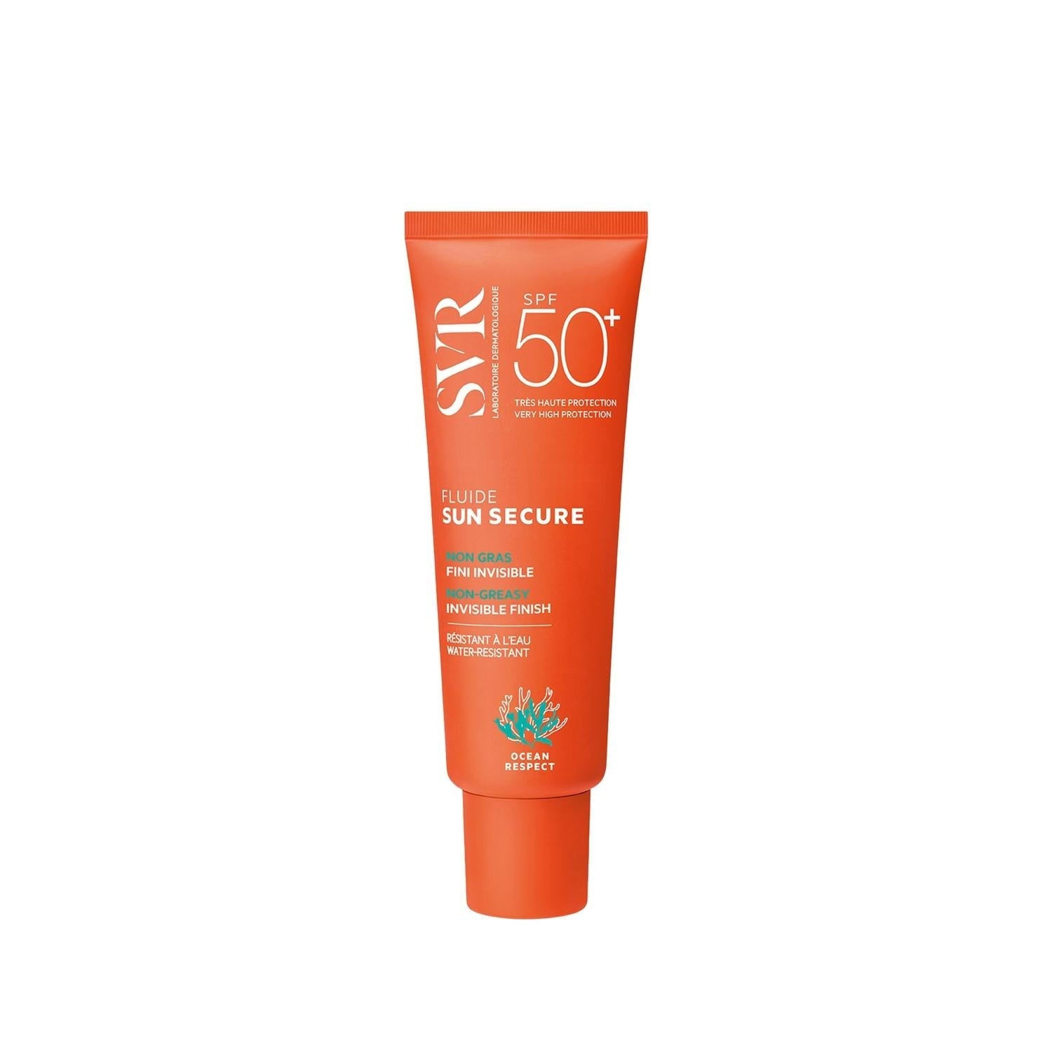 SVR Sun Secure Fluide SPF50+ Sunscreen Lotion - Water Resistant, Non-Greasy, Chemical-Free Protection - Glamourous Grace