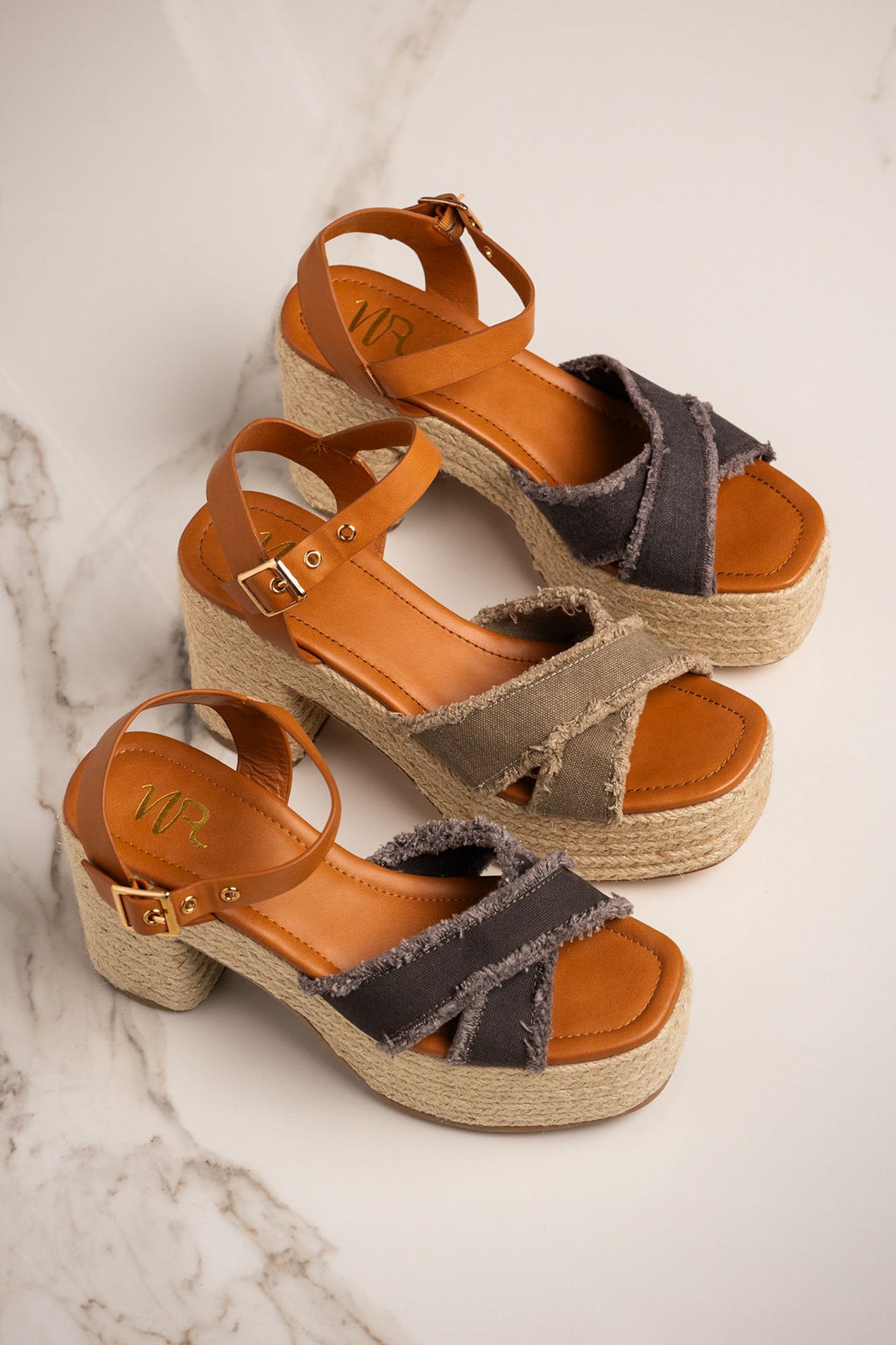 Nana Platform Sandals in Black - Glamourous Grace
