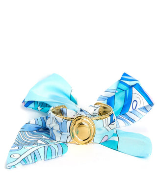 Narrow Gold Scarf Cuff - Penelope - Glamourous Grace
