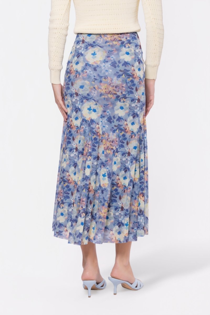 Natalia Skirt (Blue/Yellow) - Glamourous Grace