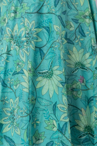 Natalia Skirt (Green Pattern)