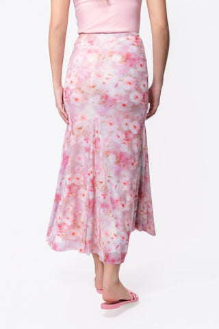 Natalia Skirt (Pink Flower)
