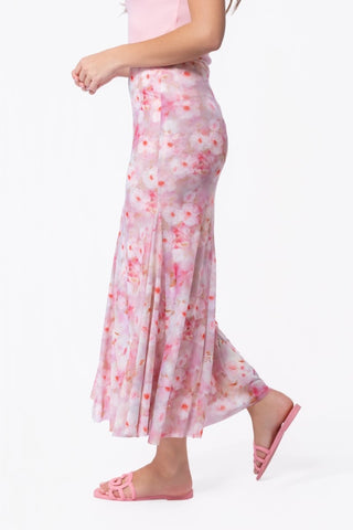 Natalia Skirt (Pink Flower)