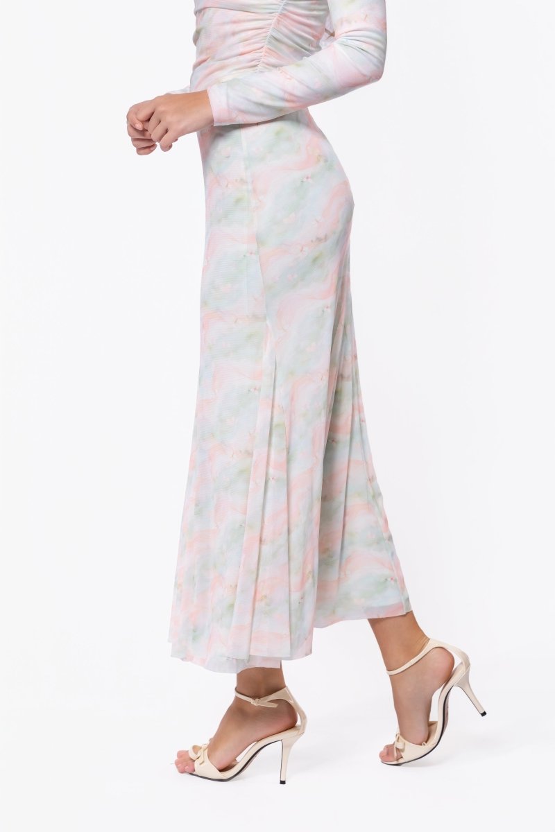 Natalia Skirt (Pink/Green) - Glamourous Grace