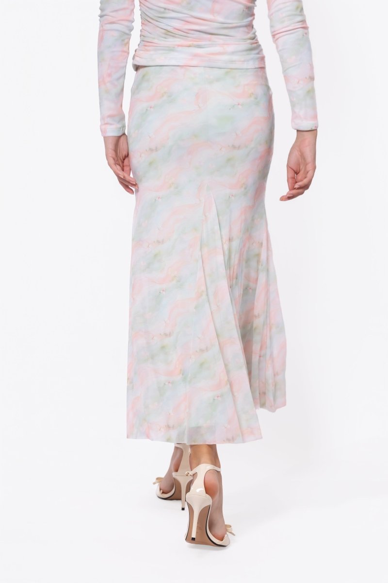 Natalia Skirt (Pink/Green) - Glamourous Grace
