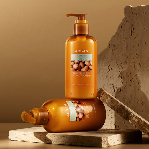 [NATURE REPUBLIC] Argan Essential Deep Care Conditioner 300ml - Glamourous Grace