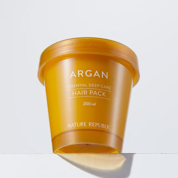 [NATURE REPUBLIC] Argan Essential Deep Care Hair Pack 200ml - Glamourous Grace