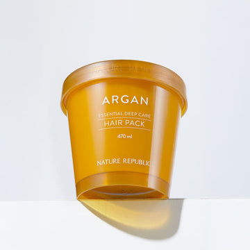 [NATURE REPUBLIC] Argan Essential Deep Care Hair Pack 470ml - Glamourous Grace