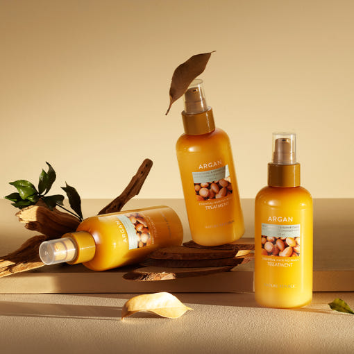 [NATURE REPUBLIC] Argan Essential Hair No Wash Treatment 160ml - Glamourous Grace