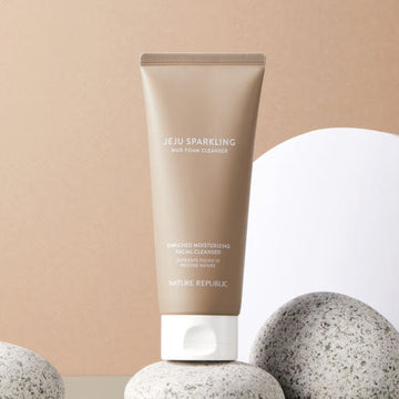 [NATURE REPUBLIC] Jeju Sparkling Mud Foam Cleanser 150ml - Glamourous Grace