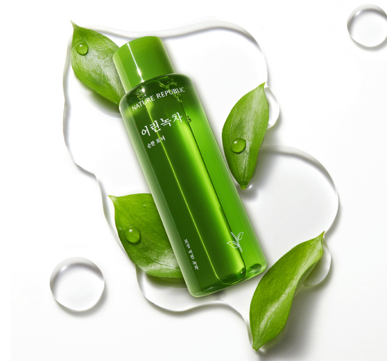 [NATURE REPUBLIC] Mild Green Tea Toner 155ml - Glamourous Grace