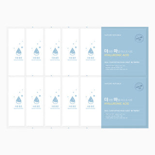 [NATURE REPUBLIC] REAL COMFORTING MASK SHEET #HYALURONIC ACID 24g*10ea