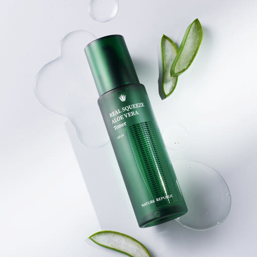 [NATURE REPUBLIC] Real Squeeze Aloe Vera Toner 150ml - Glamourous Grace
