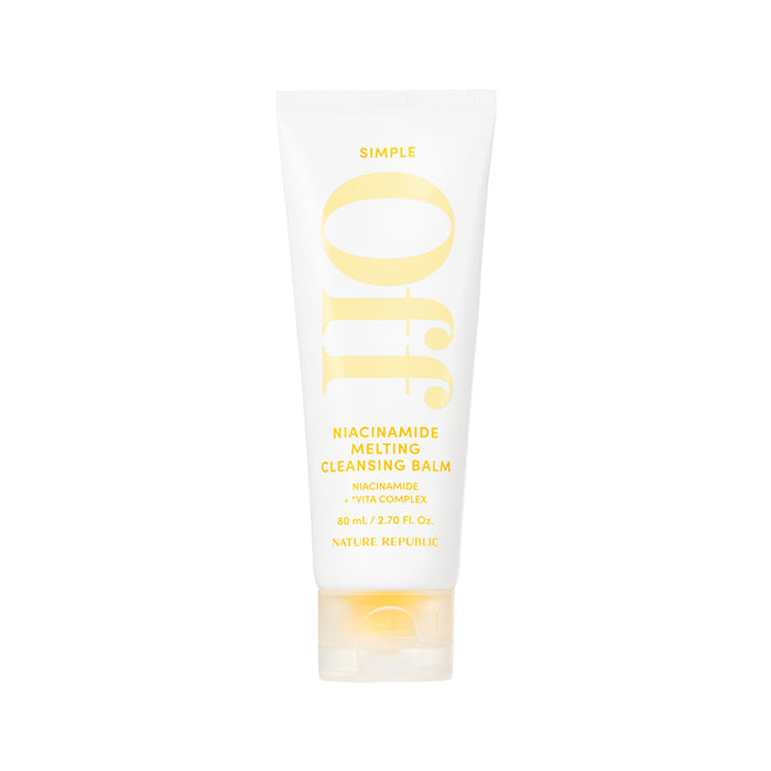 [NATURE REPUBLIC] Simple Off Niacinamide Melting Cleansing Balm 80ml - Glamourous Grace